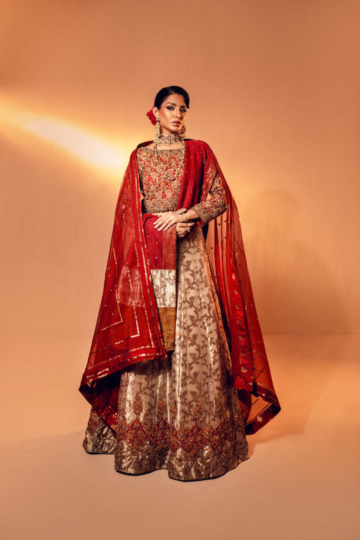 Bridal Love Lehenga - By Ahmad Kalia East- Best Pakistani Tradition- 